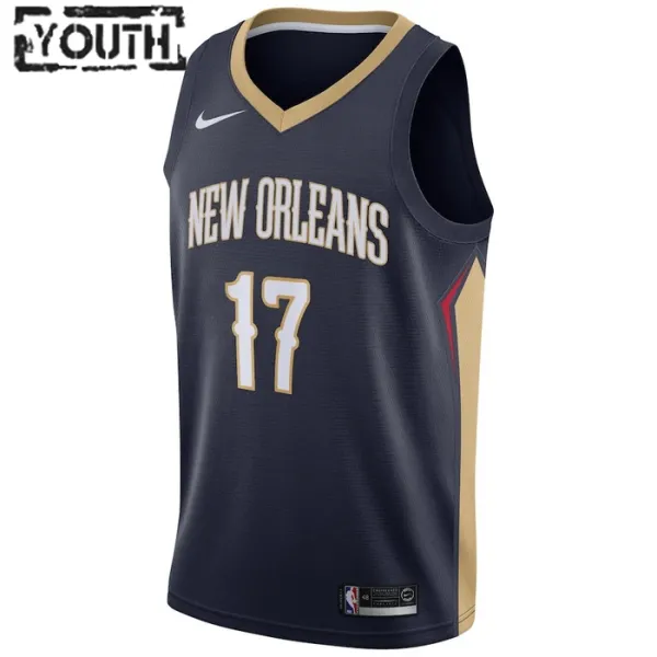 Nike Dječji Dres New Orleans Pelicans jonas valanciunas 17 Icon Edition Swingman Navy