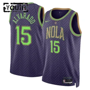 Nike Dječji Dres New Orleans Pelicans Jose Alvarado City Edition 2024/25 Swingman Ljubičasta