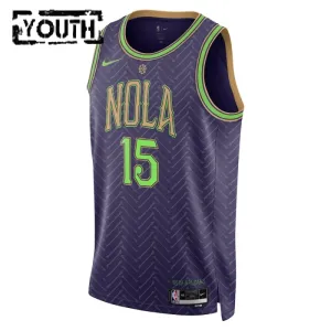 Nike Dječji Dres New Orleans Pelicans Jose Alvarado City Edition 2024/25 Swingman Ljubičasta