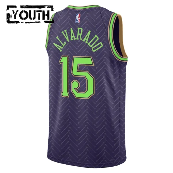 Nike Dječji Dres New Orleans Pelicans Jose Alvarado City Edition 2024/25 Swingman Ljubičasta
