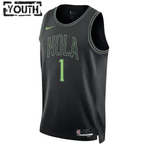 Nike Dječji Dres New Orleans Pelicans Zion Williamson City Edition 2023/24 Swingman Plava