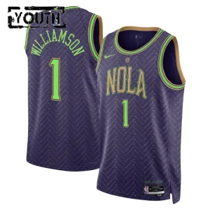 Nike Dječji Dres New Orleans Pelicans Zion Williamson City Edition 2024/25 Swingman Ljubičasta