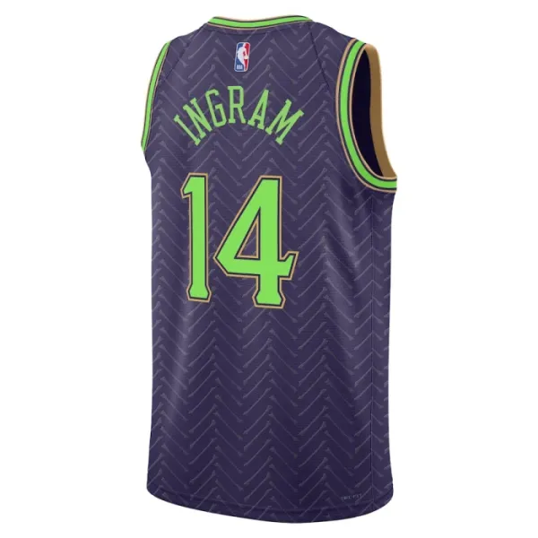 Nike Muški Dres New Orleans Pelicans Brandon Ingram City Edition 2024/25 Swingman Ljubičasta