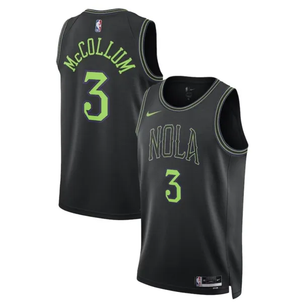 Nike Muški Dres New Orleans Pelicans CJ McCollum 3 City Edition 2023/24 Swingman Plava Nike Muški Dres New Orleans Pelicans CJ McCollum 3 City Edition 2023/24 Swingman Plava