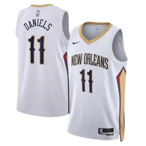 Nike Muški Dres New Orleans Pelicans Dyson Daniels 11 Association Edition Swingman Bijela