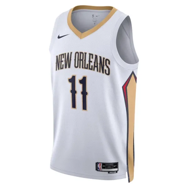 Nike Muški Dres New Orleans Pelicans Dyson Daniels 11 Association Edition Swingman Bijela