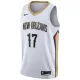 Nike Muški Dres New Orleans Pelicans jonas valanciunas 17 Association Edition Swingman Bijela