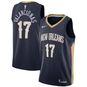 Nike Muški Dres New Orleans Pelicans jonas valanciunas 17 Icon Edition Swingman Navy