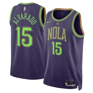 Nike Muški Dres New Orleans Pelicans Jose Alvarado City Edition 2024/25 Swingman Ljubičasta