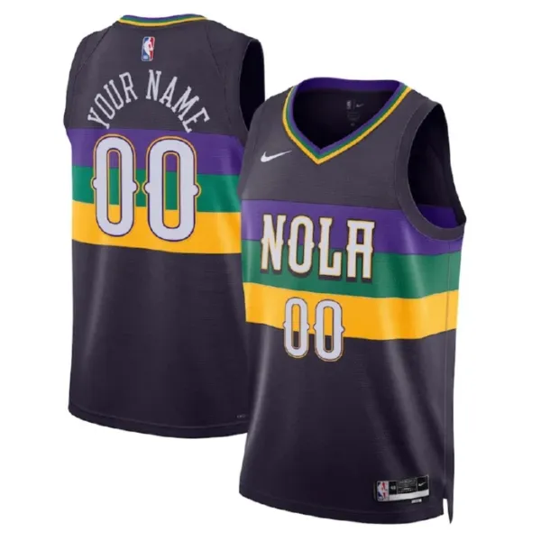 Nike Muški Dres New Orleans Pelicans Personalizacija City Edition 2022/23 Swingman Crna Nike Muški Dres New Orleans Pelicans Personalizacija City Edition 2022/23 Swingman Crna