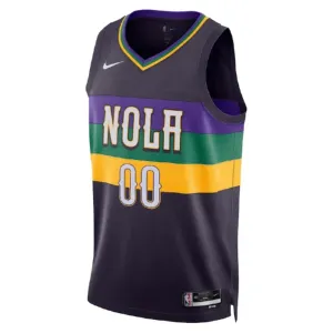 Nike Muški Dres New Orleans Pelicans Personalizacija City Edition 2022/23 Swingman Crna