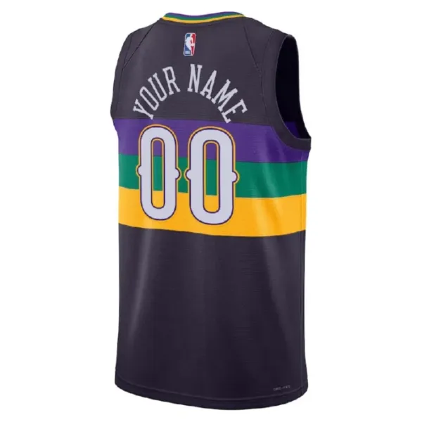 Nike Muški Dres New Orleans Pelicans Personalizacija City Edition 2022/23 Swingman Crna