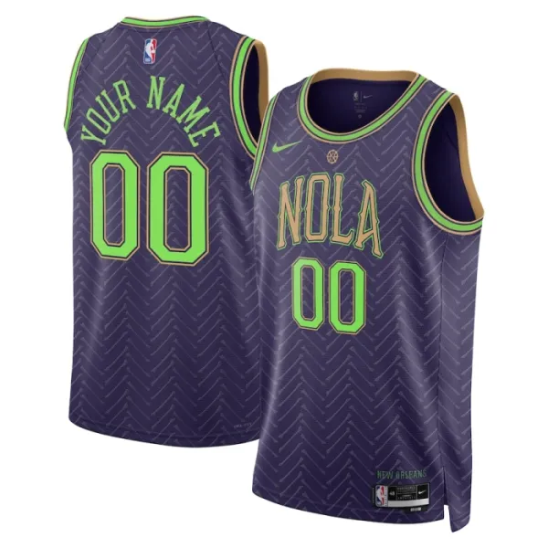 Nike Muški Dres New Orleans Pelicans Personalizacija City Edition 2024/25 Swingman Ljubičasta Nike Muški Dres New Orleans Pelicans Personalizacija City Edition 2024/25 Swingman Ljubičasta