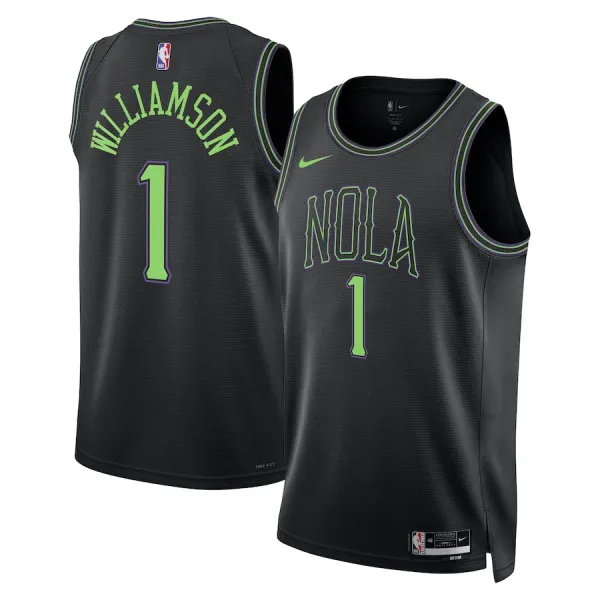 Nike Muški Dres New Orleans Pelicans Zion Williamson City Edition 2023/24 Swingman Plava Nike Muški Dres New Orleans Pelicans Zion Williamson City Edition 2023/24 Swingman Plava