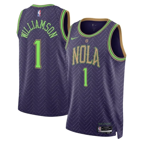 Nike Muški Dres New Orleans Pelicans Zion Williamson City Edition 2024/25 Swingman Ljubičasta Nike Muški Dres New Orleans Pelicans Zion Williamson City Edition 2024/25 Swingman Ljubičasta