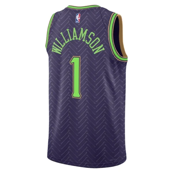 Nike Muški Dres New Orleans Pelicans Zion Williamson City Edition 2024/25 Swingman Ljubičasta