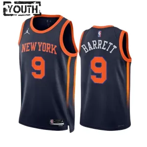 Dječji Dres New York Knicks RJ Barrett 9 Jordan Statement Edition Swingman Navy