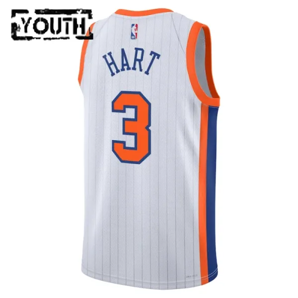 Nike Dječji Dres New York Knicks Josh Hart City Edition 2024/25 Swingman Bijela