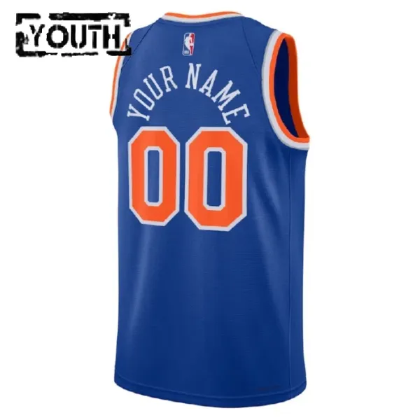Nike Dječji Dres New York Knicks Personalizacija City Edition 2022/23 Swingman Plava