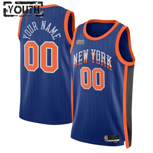 Nike Dječji Dres New York Knicks Personalizacija City Edition 2023/24 Swingman Nike Dječji Dres New York Knicks Personalizacija City Edition 2023/24 Swingman