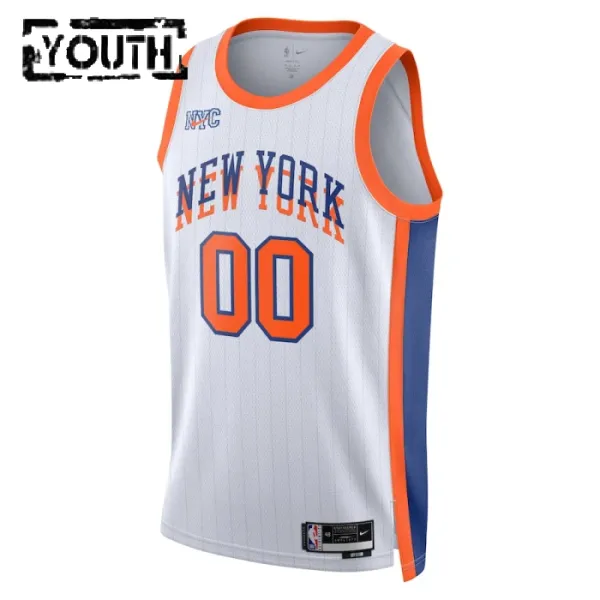 Nike Dječji Dres New York Knicks Personalizacija City Edition 2024/25 Swingman Bijela