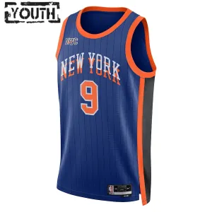 Nike Dječji Dres New York Knicks RJ Barrett City Edition 2023/24 Swingman Plava