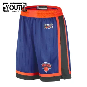 Nike Dječji Kratke Hlače New York Knicks City Edition 2023/24 Swingman Plava