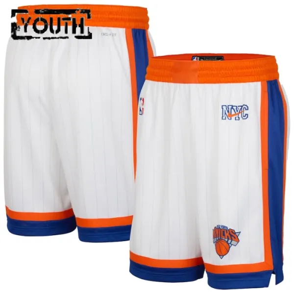 Nike Dječji Kratke Hlače New York Knicks City Edition 2024/25 Swingman Nike Dječji Kratke Hlače New York Knicks City Edition 2024/25 Swingman