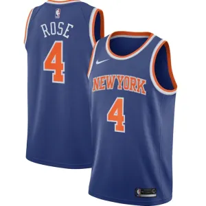 Nike Muški Dres New York Knicks Derrick Rose 4 Icon Edition Swingman