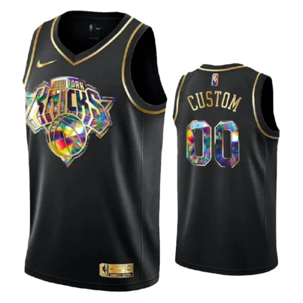 Nike Muški Dres New York Knicks Diamond Edition Personalizacija Swingman Crna