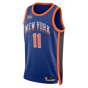 Nike Muški Dres New York Knicks Jalen Brunson City Edition 2023/24 Swingman Plava