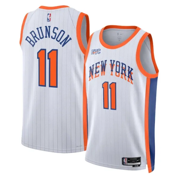 Nike Muški Dres New York Knicks Jalen Brunson City Edition 2024/25 Swingman Bijela Nike Muški Dres New York Knicks Jalen Brunson City Edition 2024/25 Swingman Bijela