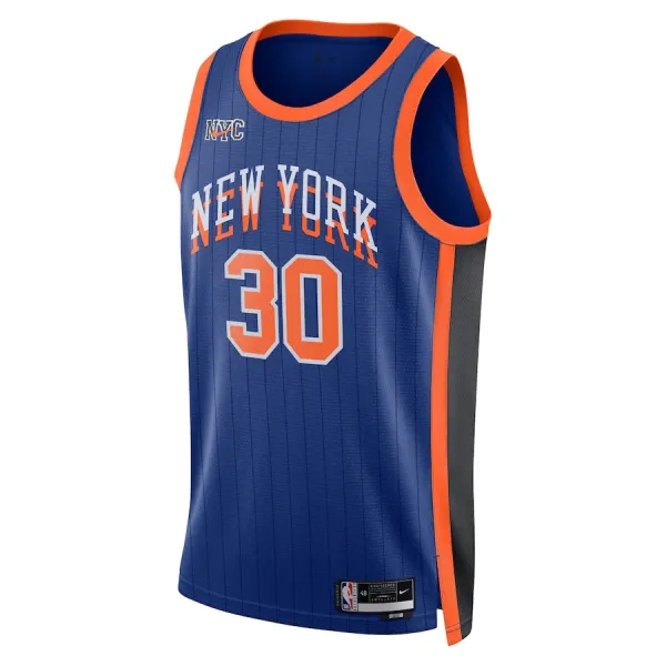 Nike Muški Dres New York Knicks Julius Randle City Edition 2023/24 Swingman Plava