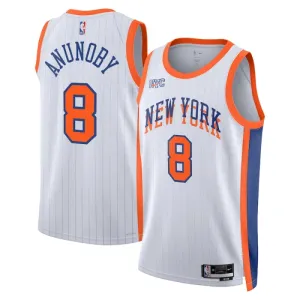 Nike Muški Dres New York Knicks Og Anunoby City Edition 2024/25 Swingman Bijela