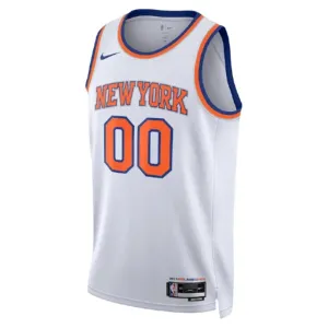 Nike Muški Dres New York Knicks Personalizacija Association Edition Swingman Bijela