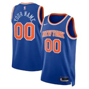 Nike Muški Dres New York Knicks Personalizacija City Edition 2022/23 Swingman Plava