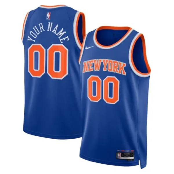 Nike Muški Dres New York Knicks Personalizacija City Edition 2022/23 Swingman Plava Nike Muški Dres New York Knicks Personalizacija City Edition 2022/23 Swingman Plava