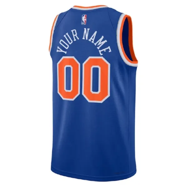 Nike Muški Dres New York Knicks Personalizacija City Edition 2022/23 Swingman Plava