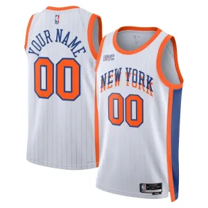 Nike Muški Dres New York Knicks Personalizacija City Edition 2024/25 Swingman Bijela