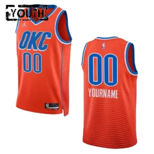 Dječji Dres Oklahoma City Thunder Jordan Personalizacija Statement Edition 2022/23 Swingman NarančAsto Dječji Dres Oklahoma City Thunder Jordan Personalizacija Statement Edition 2022/23 Swingman NarančAsto