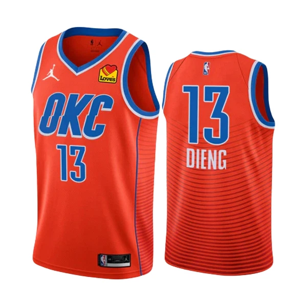Muški Dres Oklahoma City Thunder Ousmane Dieng 13 Jordan Statement Edition 2022/23 Swingman NarančAsto Muški Dres Oklahoma City Thunder Ousmane Dieng 13 Jordan Statement Edition 2022/23 Swingman NarančAsto