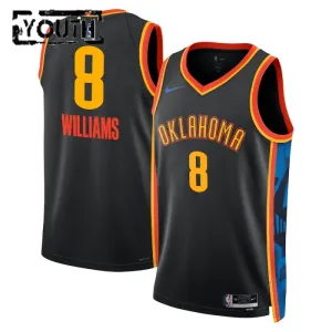 Nike Dječji Dres Oklahoma City Thunder Jalen Williams City Edition 2024/25 Swingman Crna