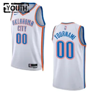 Nike Dječji Dres Oklahoma City Thunder Personalizacija Association Edition 2022/23 Swingman Bijela Nike Dječji Dres Oklahoma City Thunder Personalizacija Association Edition 2022/23 Swingman Bijela