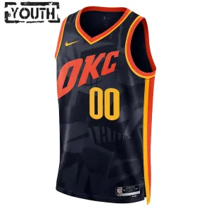 Nike Dječji Dres Oklahoma City Thunder Personalizacija City Edition 2023/24 Swingman Navy