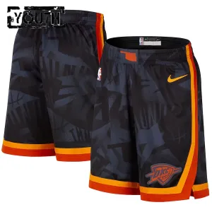 Nike Dječji Kratke Hlače Oklahoma City Thunder City Edition 2023/24 Swingman Navy