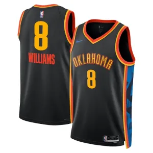 Nike Muški Dres Oklahoma City Thunder Jalen Williams City Edition 2024/25 Swingman Crna