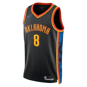 Nike Muški Dres Oklahoma City Thunder Jalen Williams City Edition 2024/25 Swingman Crna
