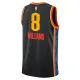 Nike Muški Dres Oklahoma City Thunder Jalen Williams City Edition 2024/25 Swingman Crna