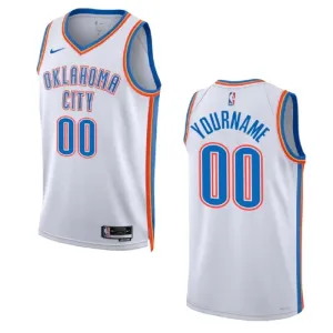 Nike Muški Dres Oklahoma City Thunder Personalizacija Association Edition 2022/23 Swingman Bijela