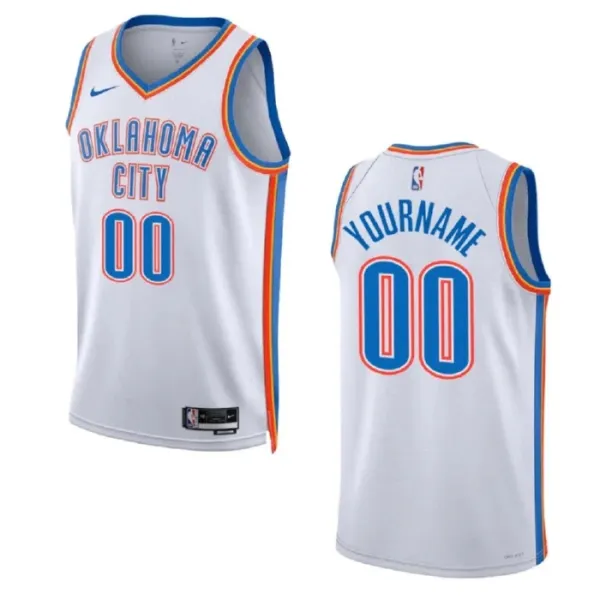 Nike Muški Dres Oklahoma City Thunder Personalizacija Association Edition 2022/23 Swingman Bijela Nike Muški Dres Oklahoma City Thunder Personalizacija Association Edition 2022/23 Swingman Bijela